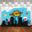 Mocsicka City Night Building Happy Birthday Background-Mocsicka Party