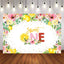 Mocsicka Lemon and Flowers Sweet One Birthday Backdrop-Mocsicka Party