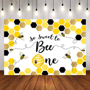 Mocsicka Little Honey Bee Happy 1st Birthday Party Decor-Mocsicka Party