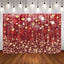 Mocsicka Gold and Red Love Happy Valentine's Day Backdrop-Mocsicka Party