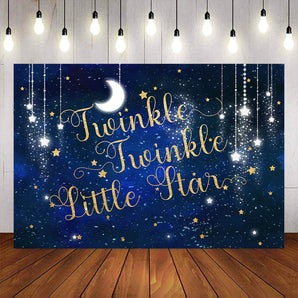 Mocsicka Twinkle Twinkle Little Star Baby Shower Background-Mocsicka Party