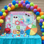 Mocsicka Swimming Pool and Swimming Ring Pool Party Backdrop-Mocsicka Party