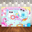 Mocsicka Swimming Pool and Swimming Ring Pool Party Backdrop