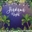Mocsicka Havana Night Plam Leaves Starry Sky Backdrop