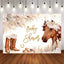 Mocsicka Cowboy Boots and Horse Baby Shower Backdrop-Mocsicka Party