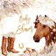 Mocsicka Cowboy Boots and Horse Baby Shower Backdrop