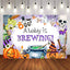 Mocsicka Boo A Baby is Brewing Halloween Theme Party Banners