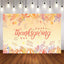 Mocsicka Autumn Pumpkin Happy Thanksgiving Day Backdrop-Mocsicka Party