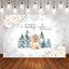 Mocsicka Someone Baby Cute is on the Way Toy Bear Baby Shower Backdrops-Mocsicka Party
