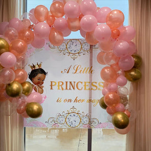 Mocsicka Royal Ballet Princess Birthday Baby Shower Custom Backdrops-Mocsicka Party