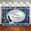 Mocsicka Denim and Demonds Birtday Backdrop High Heels Backdrops