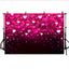 Mocsicka Valentine's Day Theme Party Decor Glitter Red Hearts Photo Background