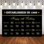 Mocsicka Happy 50th Birthday Backdrop Step and Repeat Black Photo Background-Mocsicka Party