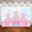 Mocsicka Circus Fun Fair Theme Backdrop Ferris Wheel Hot Air Balloon Birthday Party Props-Mocsicka Party