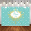 Mocsicka Sweet Sixteen Backdrop Pearls and Bows 16th Birthday Party Supplies-Mocsicka Party