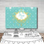 Mocsicka Sweet Sixteen Backdrop Pearls and Bows 16th Birthday Party Supplies