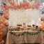 Mocsicka Twinkle Little Star Baby Shower Backdrop Pink Flower Birthday Backdrops-Mocsicka Party