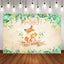 Mocsicka It's a Boy Baby Shower Backdrop Woodland Newborn Backdrops