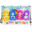 Mocsicka Bears Photo Banners Birthday Party Backdrop