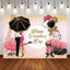 Mocsicka Happy Valentine's Day Red Rose and Champagne Photo Background-Mocsicka Party