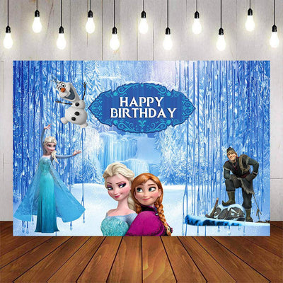 Mocsicka Froze Happy Birthday Backgrounds-Mocsicka Party