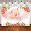 Mocsicka Sweet Strawberry Oh Baby Shower Background-Mocsicka Party