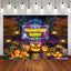 Mocsicka Night Pumpkin Halloween Party Backdrop-Mocsicka Party