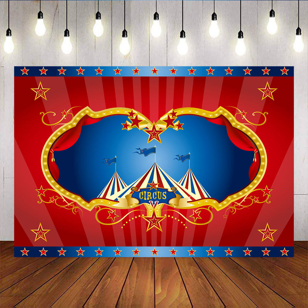 Mocsicka Circus Theme Party Supplies Little Stars Birthday Party Decoration Props-Mocsicka Party