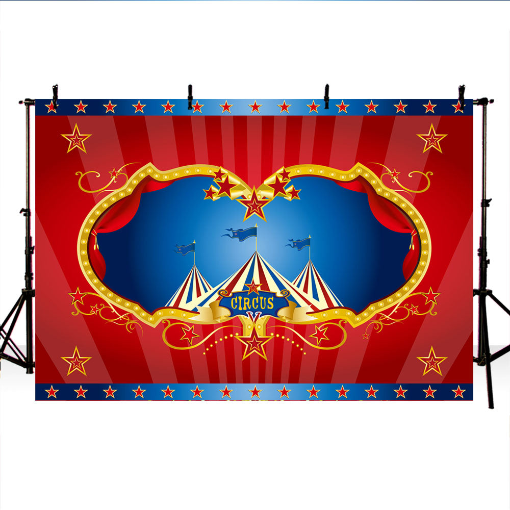 Mocsicka Circus Theme Party Supplies Little Stars Birthday Party Decoration Props
