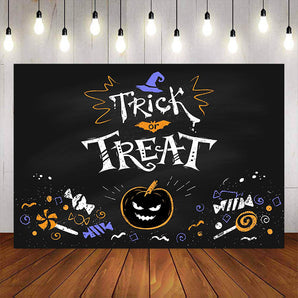 Mocsicka Happy Halloween Trick or Treat Background-Mocsicka Party