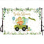 Mocsicka Little Dinosaur Drive By  on the Road Baby Shower Party Back Drops