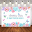 Mocsicka Birthday Wishes and Butterfly Kisses Theme Party Backdrop-Mocsicka Party