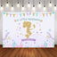 Mocsicka A Little Mermaid is on the Way Baby Shower Backgrounds-Mocsicka Party