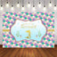 Mocsicka Mermaid Theme Baby Shower Party Decor Shining Fish Scale Background-Mocsicka Party