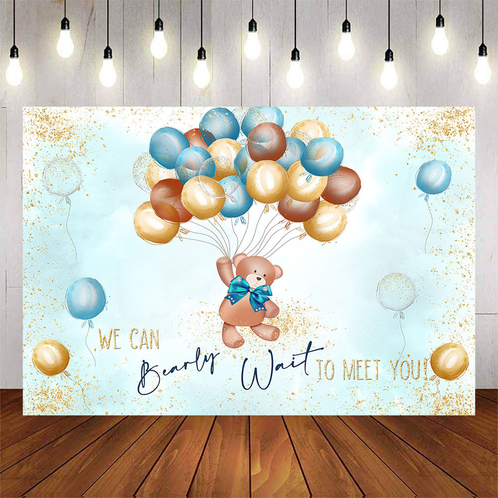 Mocsicka Little Bear and Balloons Baby Shower Party Decor-Mocsicka Party