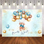 [Only Ship To U.S.& CA] Mocsicka Little Bear and Balloons Baby Shower Party Decor-Mocsicka Party