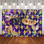 Mocsicka Masquerade Gold and Black Mask Photo Backdrop-Mocsicka Party