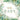 Mocsicka Green Leaves and Golden Lines Hello Baby Shower Backdrop
