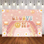 Mocsicka Boho Rainbow and Flowers Birthday Banner-Mocsicka Party