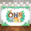 Mocsicka 1st Birthday Party Supplies Bushes and Small Animals Newborn Backdrops