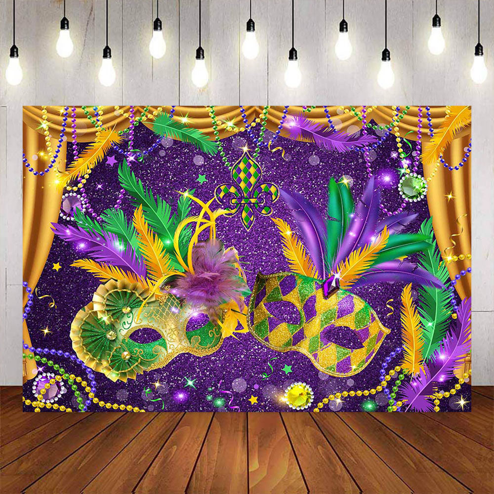 Mocsicka Happy Mask Dance Party Background-Mocsicka Party