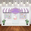 Mocsicka Magical Sweet Shoppe Backdrop Dessert Ice Cream Birthday Party Decor-Mocsicka Party