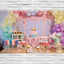 Mocsicka Ice Cream Dessert House Baby Shower Backdrops Custom Background-Mocsicka Party
