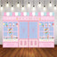 Mocsicka Ice Cream Dessert House Baby Shower Backdrops Custom Background
