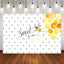 Mocsicka Honey Bee Baby Shower Backdrop Sweet Bee Birthday Background