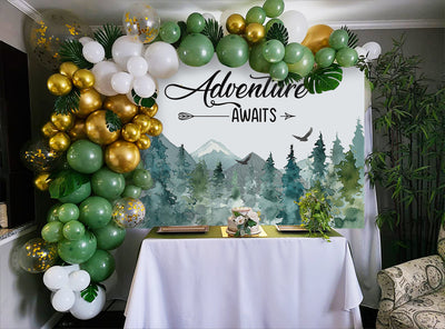 Mocsicka Adventure Awaits Baby Shower Backdrop-Mocsicka Party
