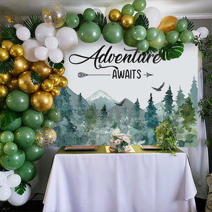 Mocsicka Adventure Awaits Baby Shower Backdrop-Mocsicka Party