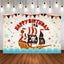 Mocsicka Pirate Ship Happy Birthday Backgrounds