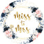 Mocsicka Miss to Mrs Wedding Party Round Cover