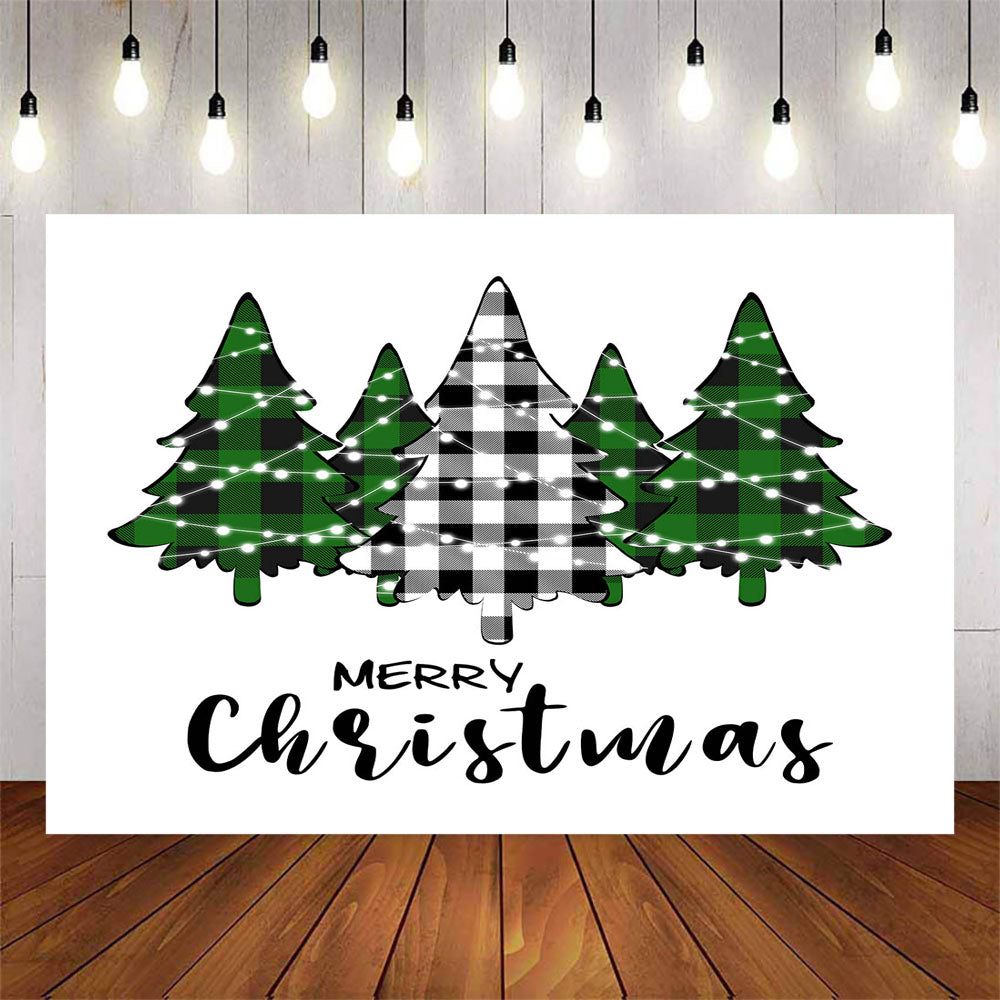 Mocsicka Party Merry Christmas Trees Background-Mocsicka Party